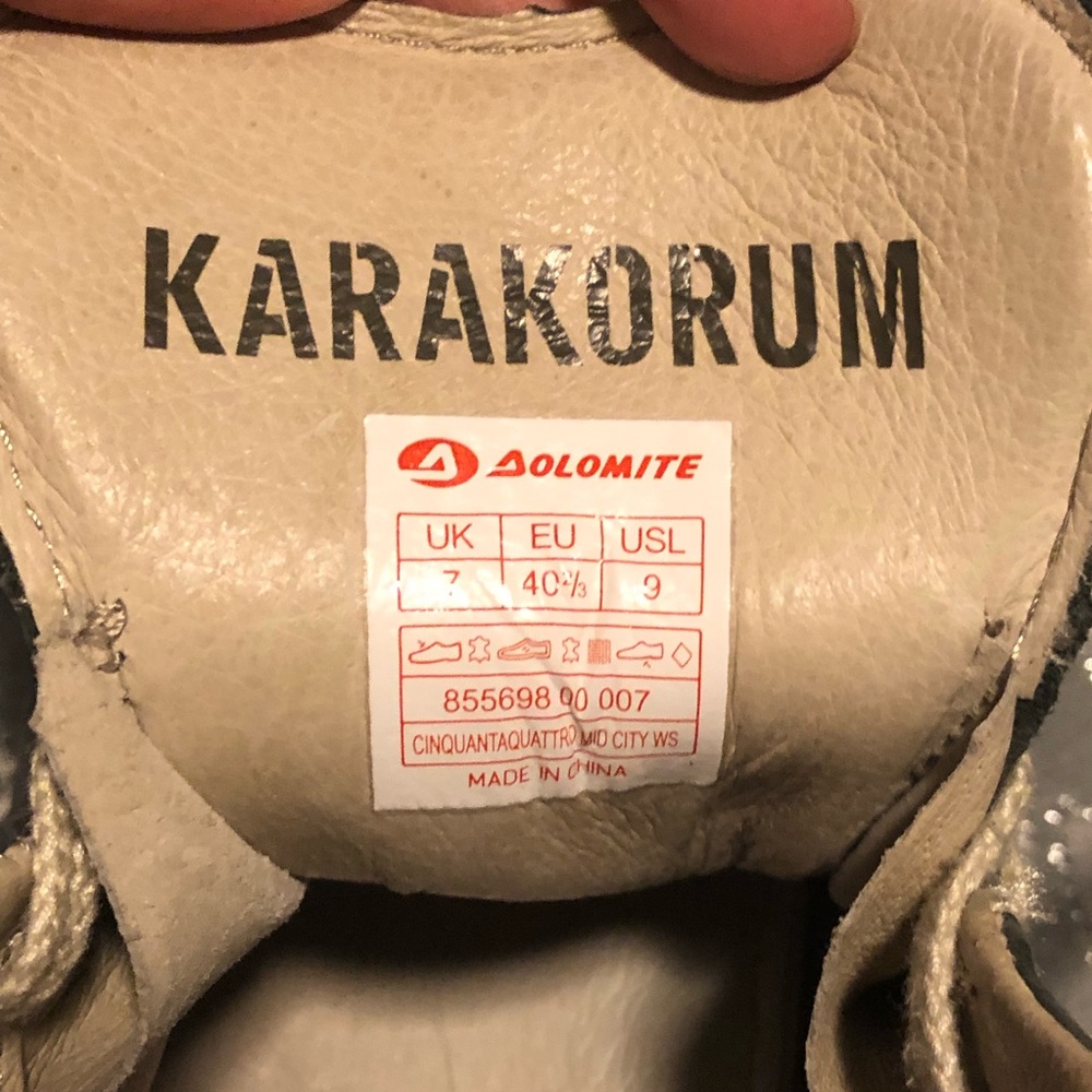 Dolomite Karakorum Unisex High Top Sneakers - Picture 6 of 7